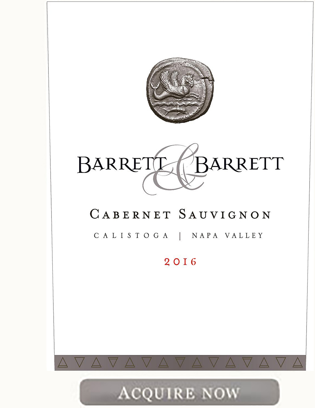Barrett and Barrett Cabernet Sauvignon 2015